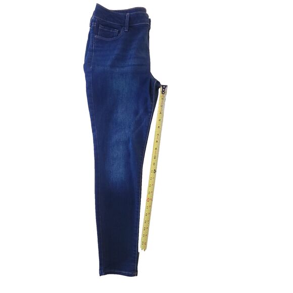 Old Navy Womens Rockstar Skinny Mid Rise Dark Wash Denim Jeans SZ 8 SHORT - Picture 7 of 12